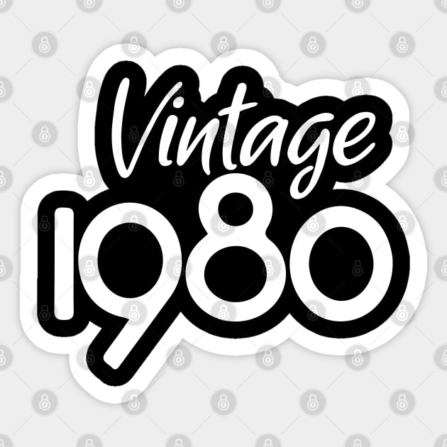 Vintage 1980 Sticker by youki